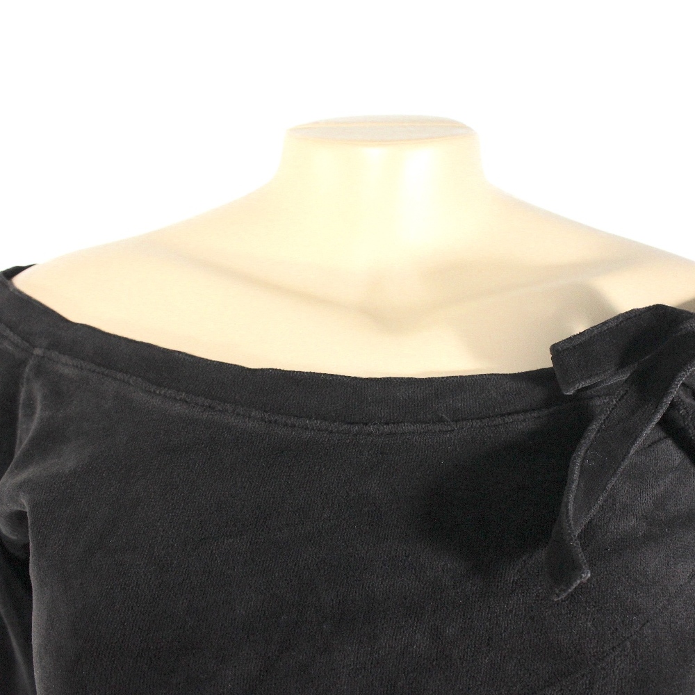 Juicy Couture Black Boat Neck Size Medium Women's - Picture 2 of 8